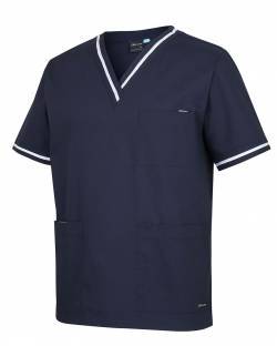 Contrast Scrubs Top, Mens